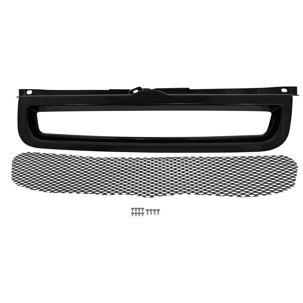 1999-2004 Volkswagen Jetta Black ABS Grille w/ Aluminum Mesh