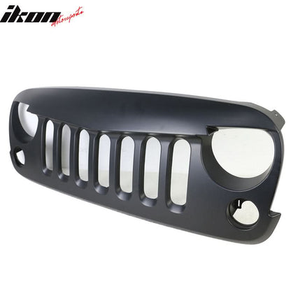 2007-2018 Jeep Wrangler JK JKU Angry Bird V1 Front Hood Grille ABS