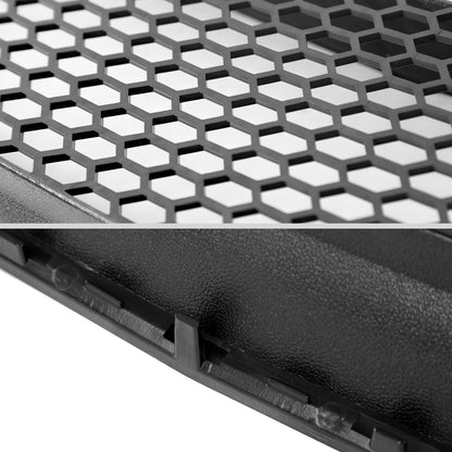 2015-2017 Ford Mustang Black ABS Mesh Grille w/ Dual Integrated LED Bar