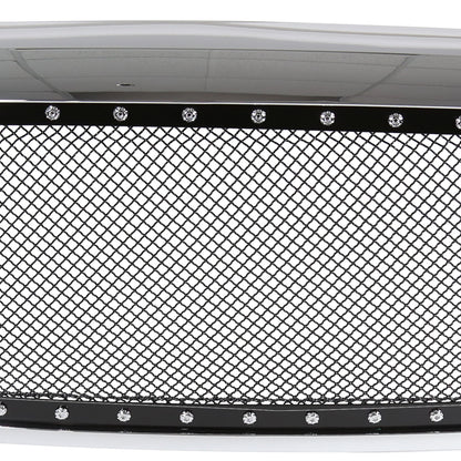 2006-2008 Dodge RAM Chrome ABS Rivet Style Grille w/ Stainless Steel Mesh