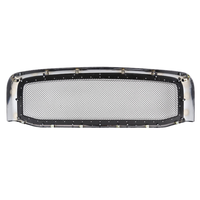 2006-2008 Dodge RAM Chrome ABS Rivet Style Grille w/ Stainless Steel Mesh