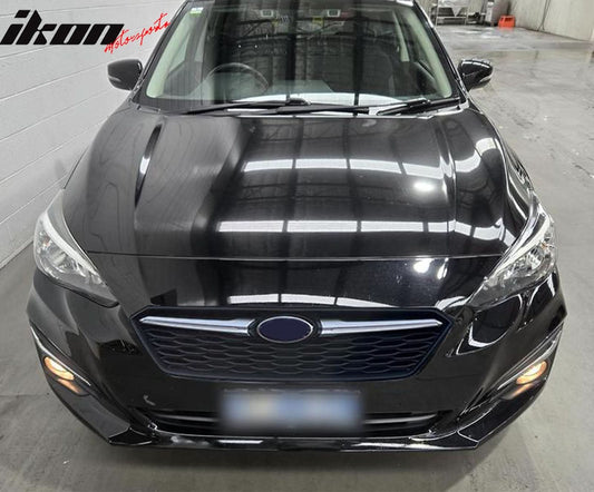 2017-2019 Subaru Impreza OE Front Bumper Grille Gray W/ Chrome ABS