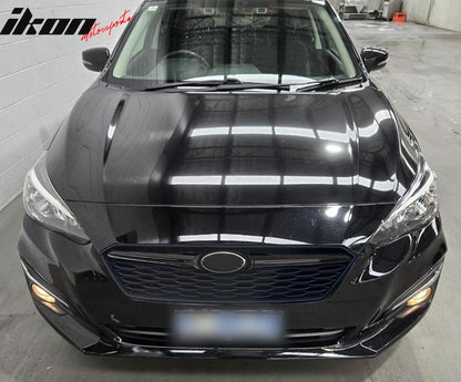 2017-2019 Subaru Impreza OE Front Bumper Grille Gloss Black ABS