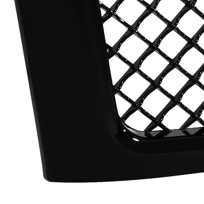 2007-2013 Chevrolet Silverado 1500 Glossy Black ABS Honeycomb Mesh Grille