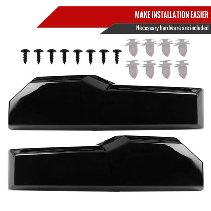 2019-2022 Chevrolet Silverado 1500 WT Glossy Black Honeycomb Hood Grille
