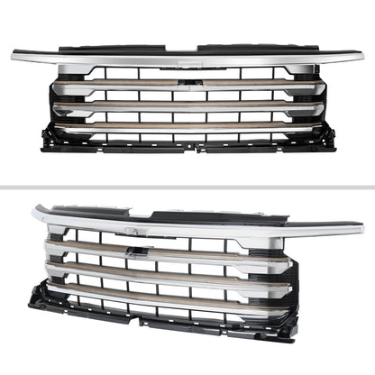 2022-2026 Chevrolet Silverado 1500 High Country Chrome Mesh Front Upper Hood Grille