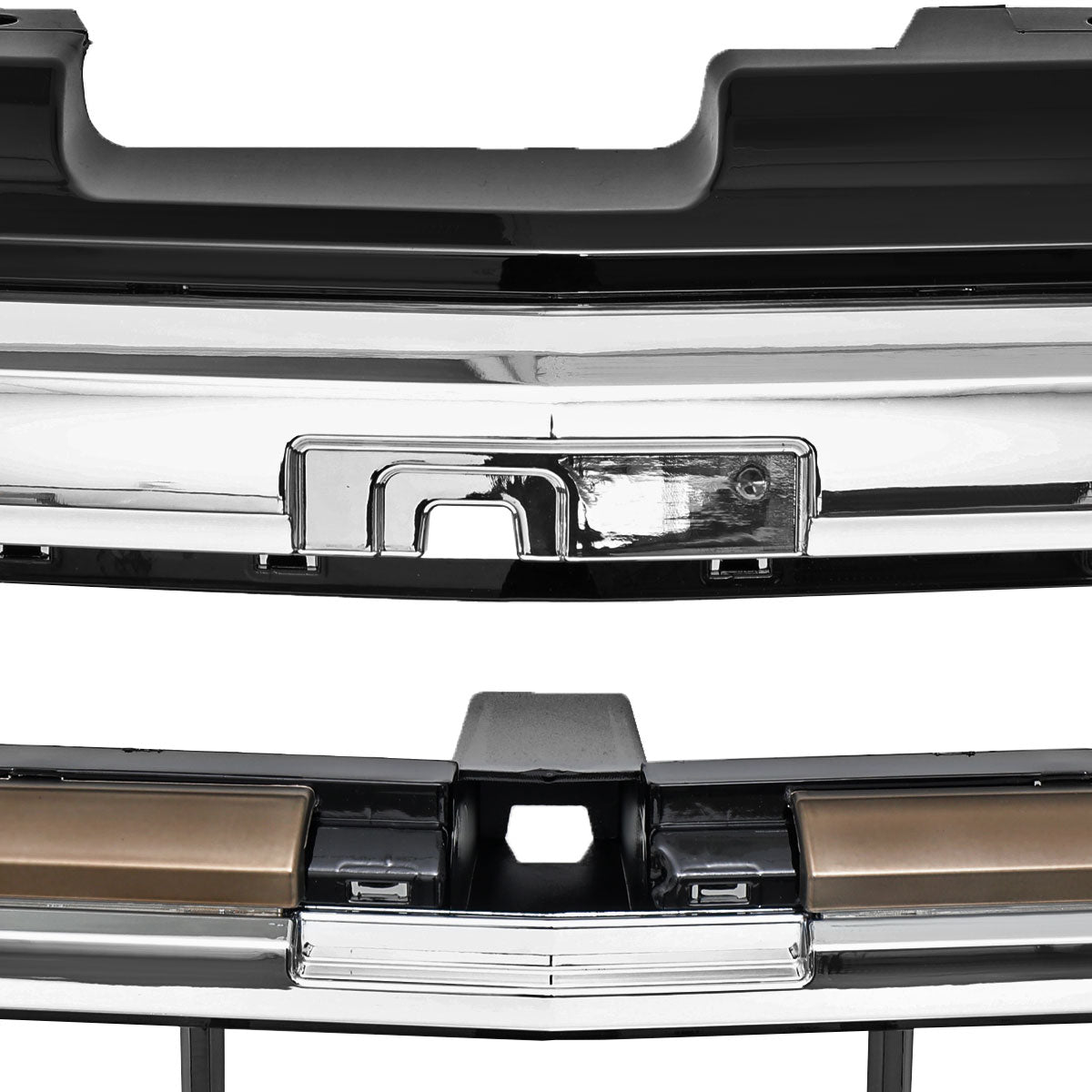 2022-2026 Chevrolet Silverado 1500 High Country Chrome Mesh Front Upper Hood Grille