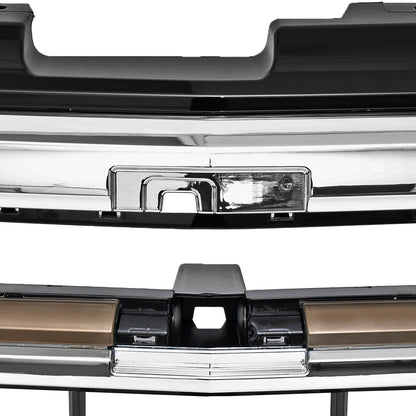 2022-2026 Chevrolet Silverado 1500 High Country Chrome Mesh Front Upper Hood Grille