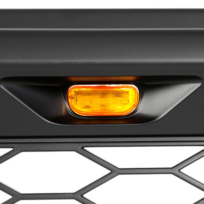 1999-2002 Chevrolet Silverado 1500/2000-2006 Tahoe/Suburban Matte Black Mesh Replacement Grille w/ LED Lights