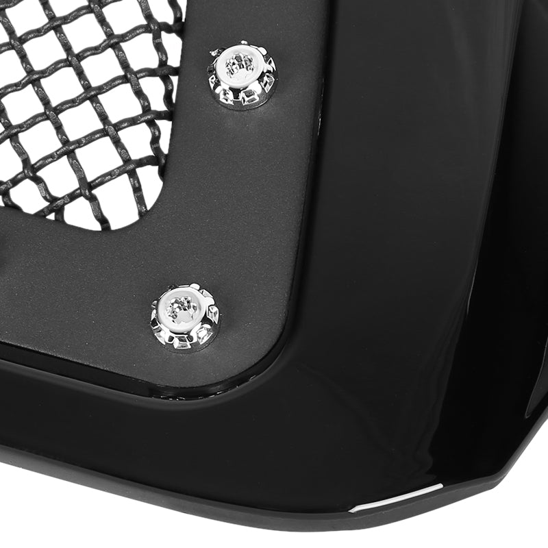 2005-2011 Toyota Tacoma Glossy Black ABS Rivet Style Grille w/ Stainless Steel Mesh