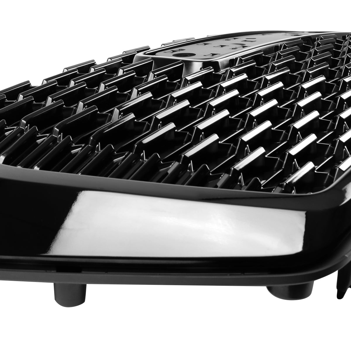 2021-2023 GMC Yukon/Yukon XL Denali Style Front Glossy Black Mesh Grille