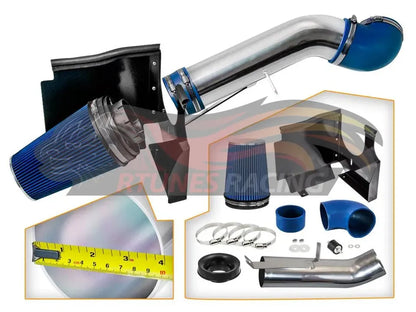 Heat Shield Air Intake Kit For 2002-2006 Sierra Denali with 6.0L V8 | Rtunes Racing | HI-CD-01BL-11