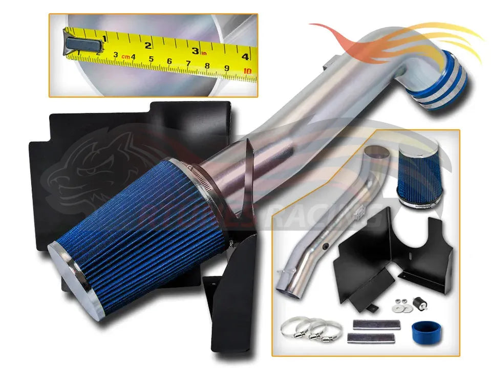 Heat Shield Air Intake Kit For 2001-2004 Chevy Silverado 2500HD/3500 6.6L Diesel | Rtunes Racing | HI-CH-04BL