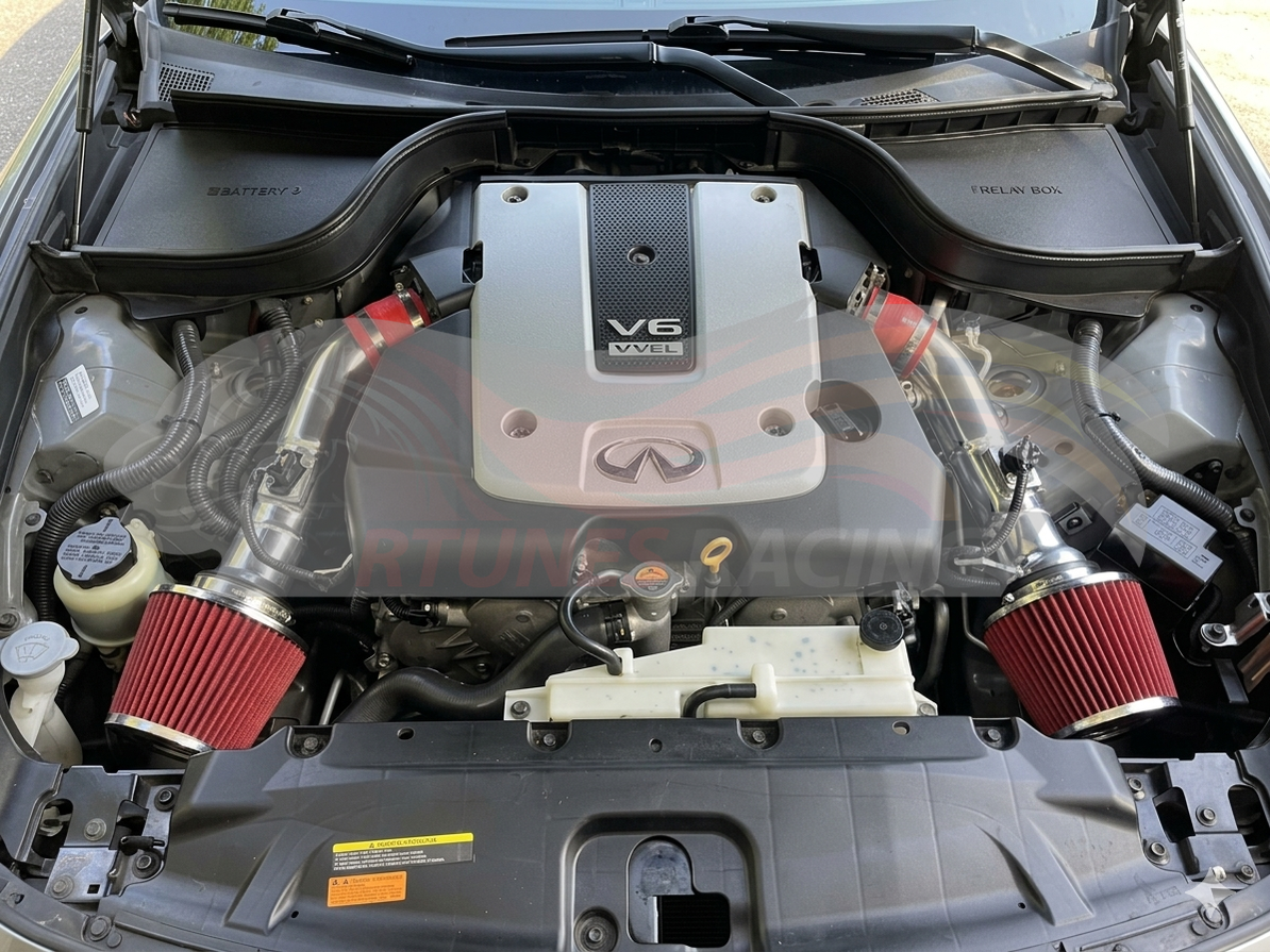 Heat Shield Air Intake Kit For 2008-2013 Infiniti G37 3.7L V6 | RHI-NS-01BK