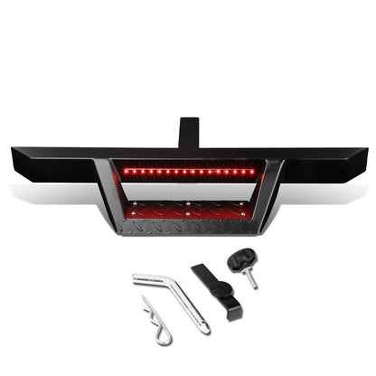 Universal 2" Receiver Hitch Step with LED Light