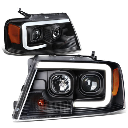 04-08 Ford F-150 / 06-08 Lincoln Mark LT 3D LED C-Bar Headlights