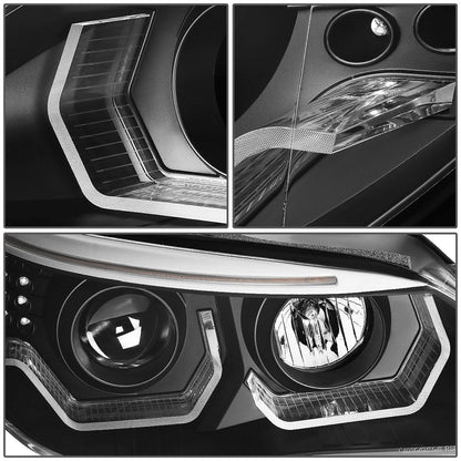 04-07 BMW 525i/530i/545i/550i 3D LED Projector Headlights Black