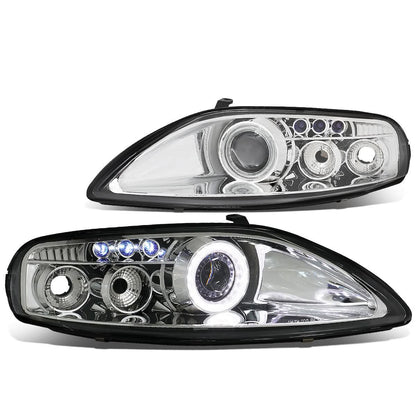92-00 Lexus SC300/SC400 LED DRL Halo Projector Headlights Chrome