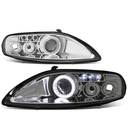 92-00 Lexus SC300/SC400 LED DRL Halo Projector Headlights Chrome