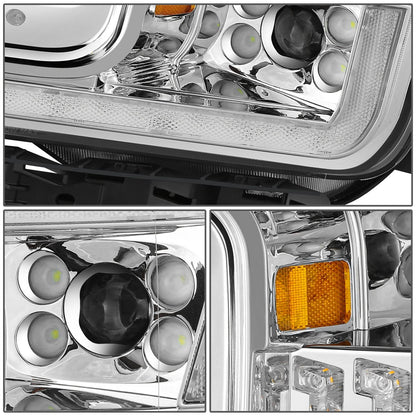 2018-2020 Ford F150 Chrome LED Headlights