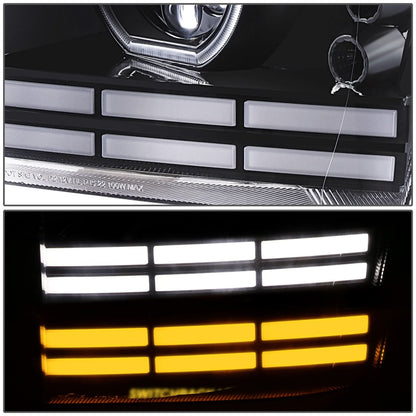 F250/350 Black Headlights