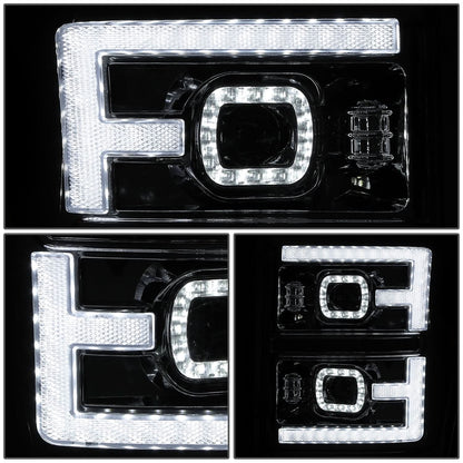 2011-2016 Ford F-250/F-350/F-450/F-550 Super Duty Sequential LED Headlights