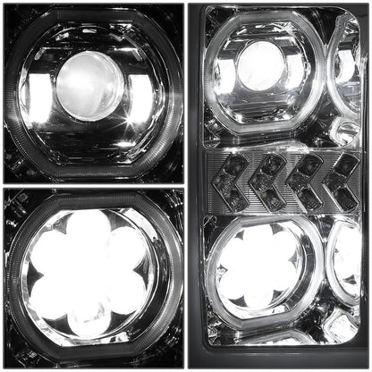 17-19 Ford F-250/F-350/F-450 Super Duty LED Headlights w/ Sequential Turn