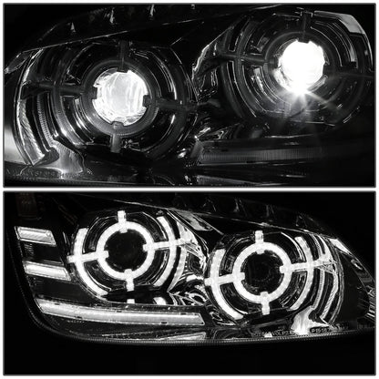 2008-2017 Kenworth T660 Full LED Sequential Turn Signal Projector Headlights