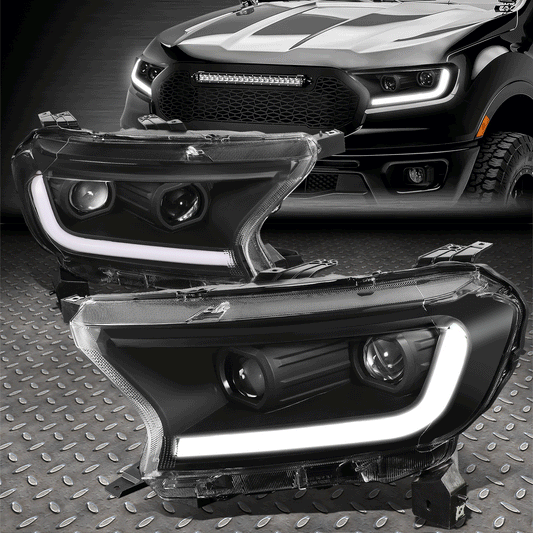 19-22 FORD RANGER PROJECTOR HEADLIGHTS - SEQUENTIAL SIGNAL START UP LED DRL