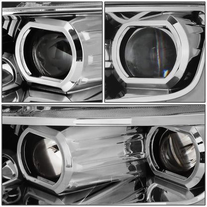 19-21 Ford Ranger Switchback Sequential LED DRL Headlights - Chrome