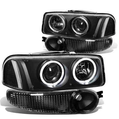 01-06 GMC Yukon Denali / Sierra 1500 Denali LED Halo Projector Headlights