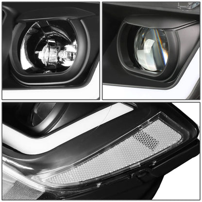 2011-2013 Jeep Grand Cherokee Projector Headlights Black Housing
