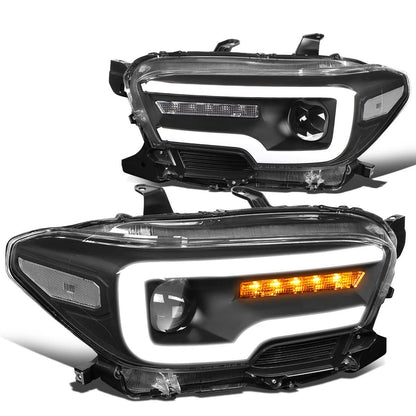 2016-2020 Toyota Tacoma Sequential LED DRL Projector Headlights