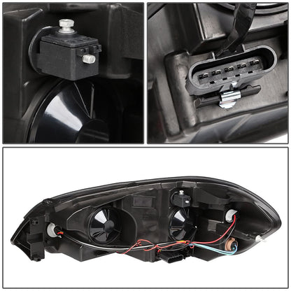 06-16 Chevrolet Impala/Monte Carlo LED DRL Headlights - Black