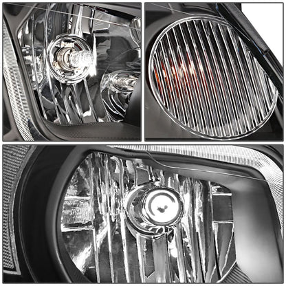 06-16 Chevrolet Impala/Monte Carlo LED DRL Headlights - Black/Clear