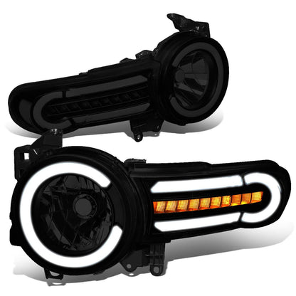 07-14 Toyota FJ Cruiser LED DRL Sequential Turn Signal Headlights