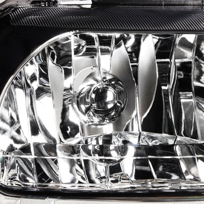 99-04 Ford Mustang LED DRL Headlights Chrome Housing