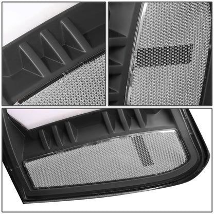 2007-2014 GMC Sierra C-Bar LED DRL Sequential Headlights Black