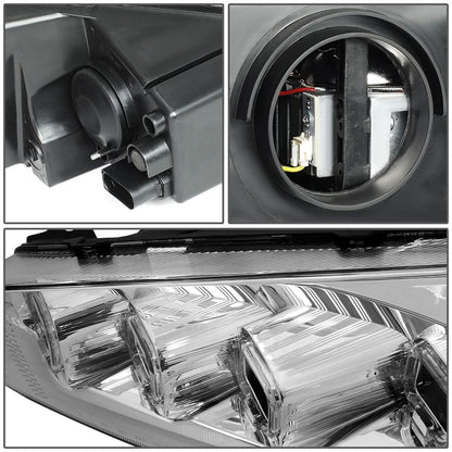 2015-2018 Ford Focus Sequential Halo Projector Headlights Chrome