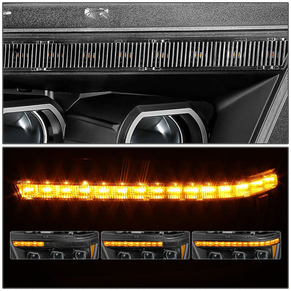 2019-2024 RAM 1500 OE Style Headlights - Black Housing Amber Corner