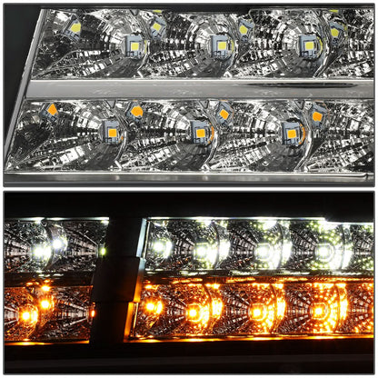 07-14 Chevrolet Tahoe/Suburban/Avalanche LED DRL Headlights Black