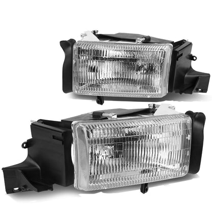 94-02 Dodge Ram OEM Style Chrome Housing Headlights - 2PC
