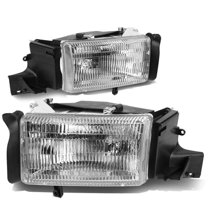 94-02 Dodge Ram OEM Style Chrome Housing Headlights - 2PC