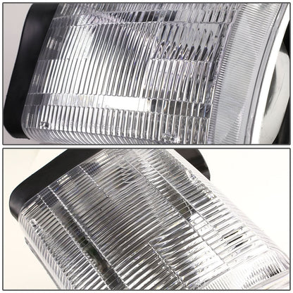 94-02 Dodge Ram OEM Style Chrome Housing Headlights - 2PC