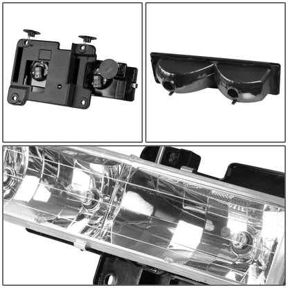 88-98 Chevrolet C10 Chrome Housing Headlights 2PC Set