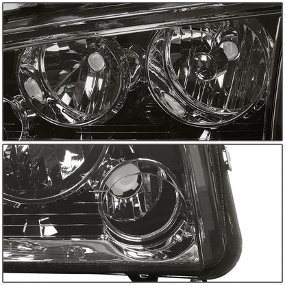 2006-2010 Dodge Charger Smoke Housing Headlights with Clear Corner