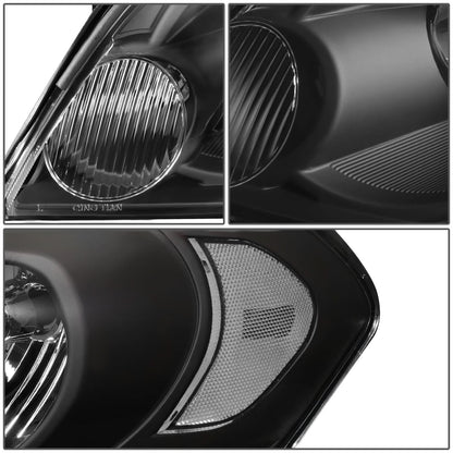 06-16 Chevrolet Impala / Monte Carlo Black Housing Headlights