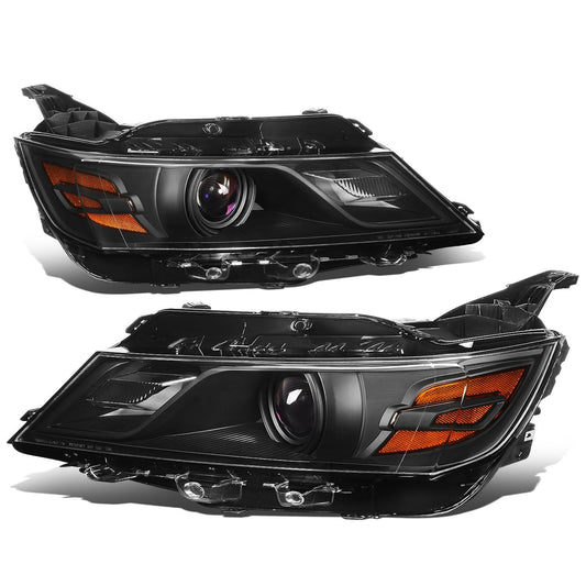 2015-2019 Chevrolet Impala OE Style Projector Headlights Black Housing
