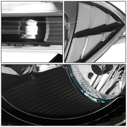 08-12 Chevrolet Malibu Black Housing Clear Corner Headlights