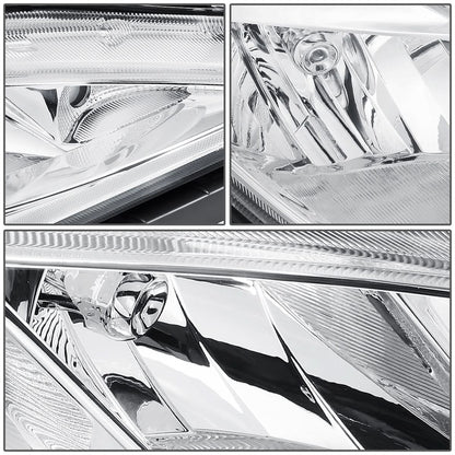 2017-2020 Chrysler Pacifica Chrome Housing Headlights with Clear Corner
